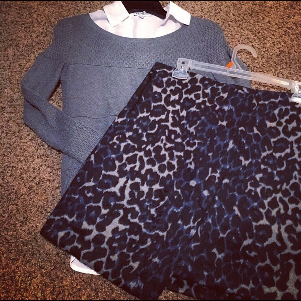 Snow Leopard Winter Skirt - Picture 2 of 8